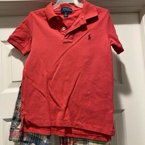 Pre-Owned Polo by Ralph Lauren Shirt and Short Set size 4T
